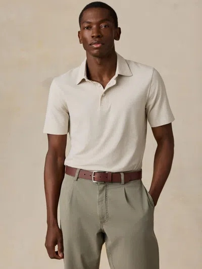 Faherty Short-sleeve Movement&trade; Polo Shirt In Neutral