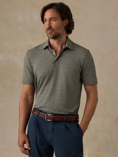 Faherty Short-sleeve Movement&trade; Polo Shirt In Green