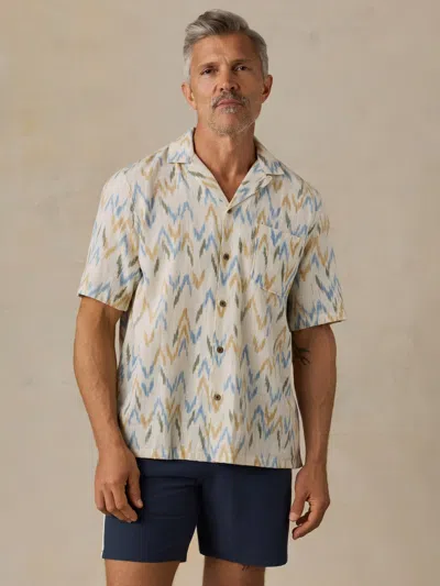 Faherty Short-sleeve Resort Shirt In Multi