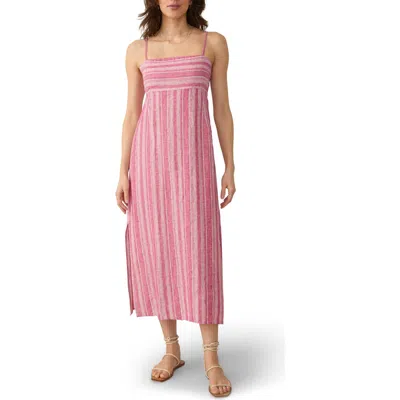 Faherty Sienna Stripe Linen Blend Sundress