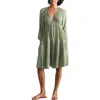 Faherty Sirene Floral Long Sleeve Dress