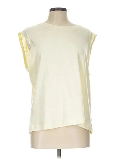 Faherty Sleeveless Top Yellow Tops