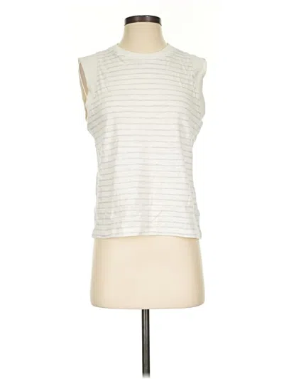 Pre-owned Faherty Sleeveless T-shirt In Ivory