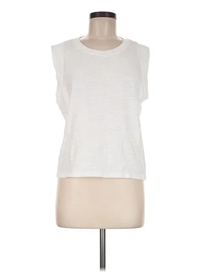 Pre-owned Faherty Sleeveless T-shirt In Ivory