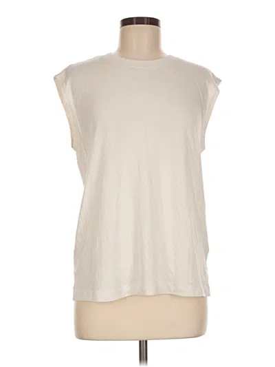 Pre-owned Faherty Sleeveless T-shirt In Ivory