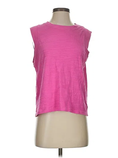 Pre-owned Faherty Sleeveless T-shirt In Pink