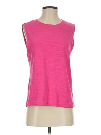 Pre-owned Faherty Sleeveless T-shirt In Pink
