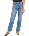 Faherty Organic Cotton Slim Straight Leg Jeans In Blue