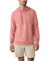 Faherty Slub Cotton Hoodie In Faded Flag