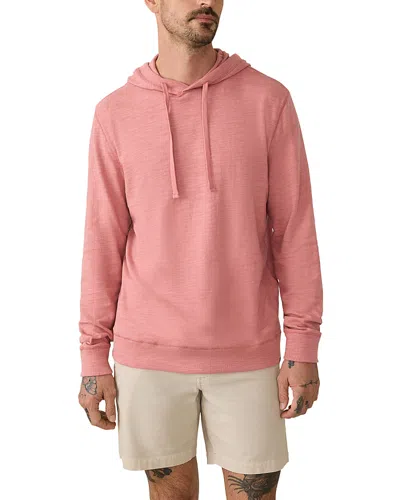 Faherty Slub Cotton Hoodie In Faded Flag