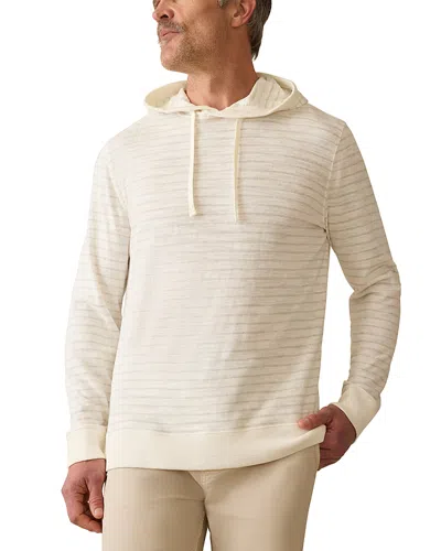 Faherty Slub Cotton Hoodie In Neutral