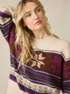 Faherty Winter Solstice Sweater Multi Snowflake In Multi Snowflake