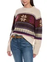 Faherty Snowdrift Wool-blend Sweater In White