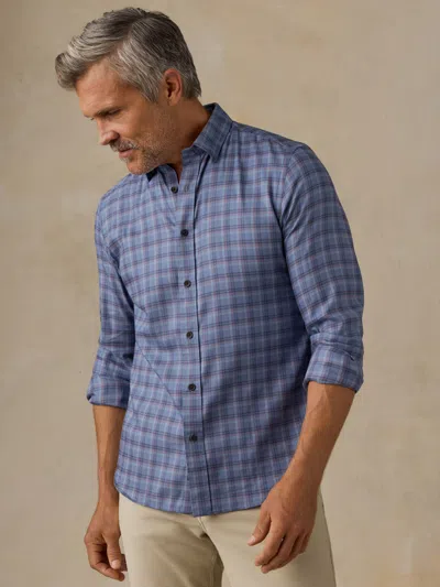 Faherty Soft Twill Movement&trade; Shirt In Blue
