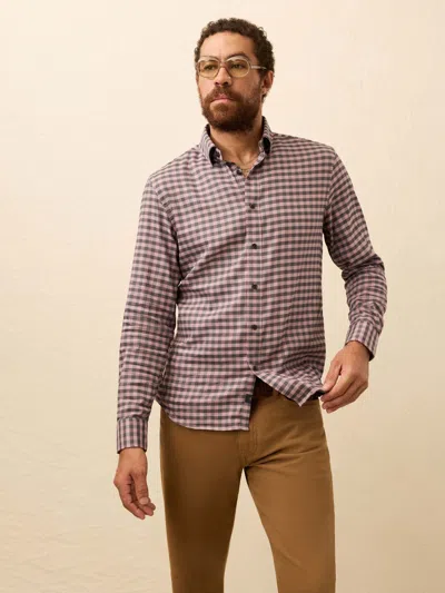 Faherty Soft Twill Movement Shirt In Red