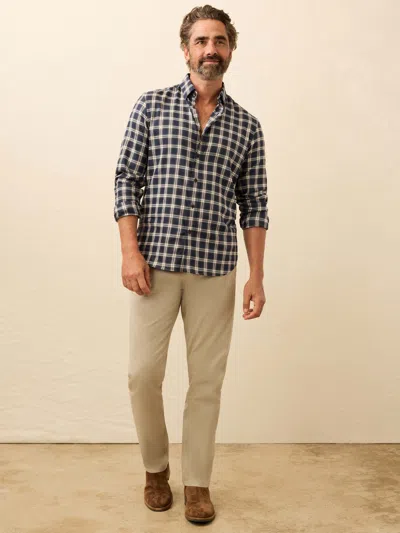 Faherty Soft Twill Movement Shirt In Blue