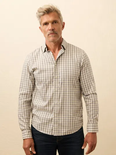 Faherty Soft Twill Movement Shirt In Brown