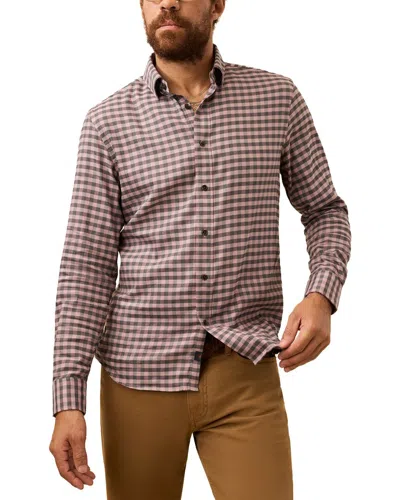 Faherty Soft Twill Movement Shirt In Pink
