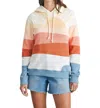 Faherty Soleil Pieced Hoodie In Multi
