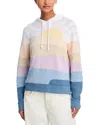 Faherty Soleil Pieced Hoodie In Multi