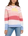 Faherty Soleil Pieced Hoodie In Sundaze