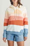 Faherty Soleil Pieced Hoodie In Sahara Sun