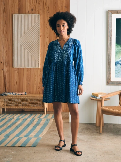 Faherty Solstice Mini Dress In Sunburst Mixprint