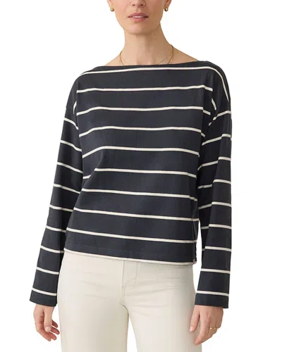 Faherty Sport Jersey Boatneck Top