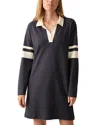 Faherty Sport Jersey Polo Dress In Sea Storm