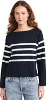FAHERTY SPORT JERSEY TEE CAPE MAY STRIPE