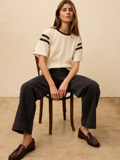 Faherty Sport Jersey Throwback T-shirt In Neutral