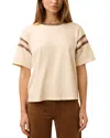 Faherty Sport Jersey Throwback Tee In Neutral
