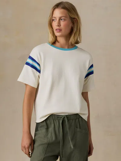 Faherty Sport Jersey Throwback T-shirt In Neutral
