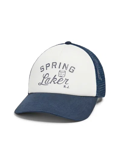 Faherty Spring Laker Trucker In Blue