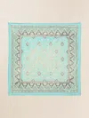Faherty Spring Salutation Bandana In Aqua