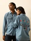 Faherty Steven Paul Judd Thunderbird Denim Workshirt