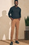 Faherty Stretch Corduroy Pant In Raw Umber
