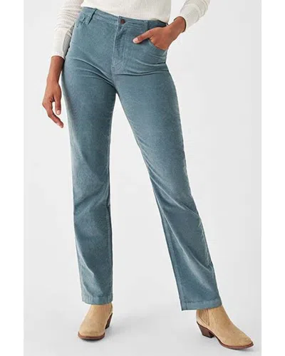 Faherty Stretch Cord Julianne Pant In Blue