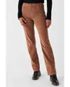 Faherty Stretch Cord Wide Leg Pants In Brown