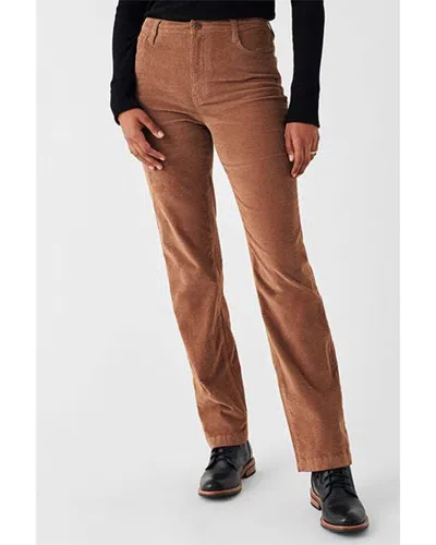 Faherty Stretch Cord Julianne Pant In Brown
