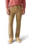 Faherty Stretch Terry Corduroy 5-pocket Pants In Brown