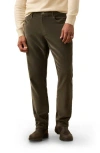 Faherty Stretch Corduroy Pants In Green