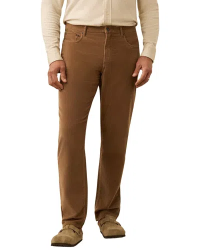 Faherty Stretch Corduroy Trouser In Nude