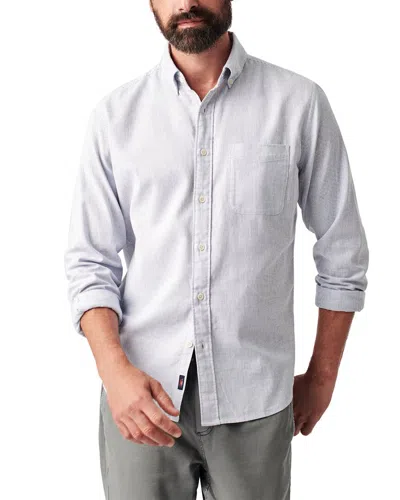 Faherty Stretch Oxford Shirt In Neutral