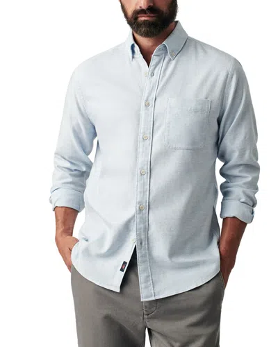 Faherty Stretch Oxford Shirt In Blue