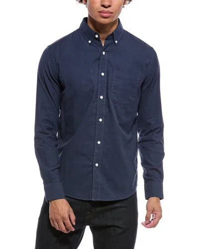 Faherty Stretch Oxford Shirt In Blue