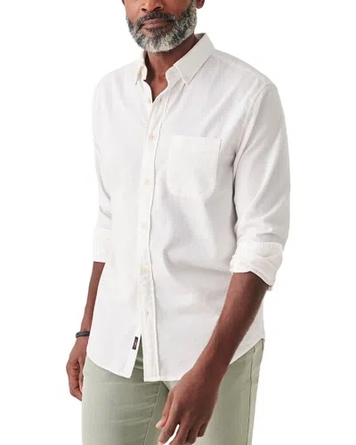Faherty Stretch Oxford Shirt In White