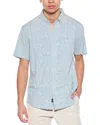 Faherty Short-sleeve Stretch Playa Shirt In South Pacific Geo