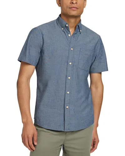 Faherty Stretch Playa Shirt In Blue