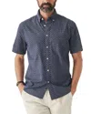 Faherty Stretch Playa Shirt In Black